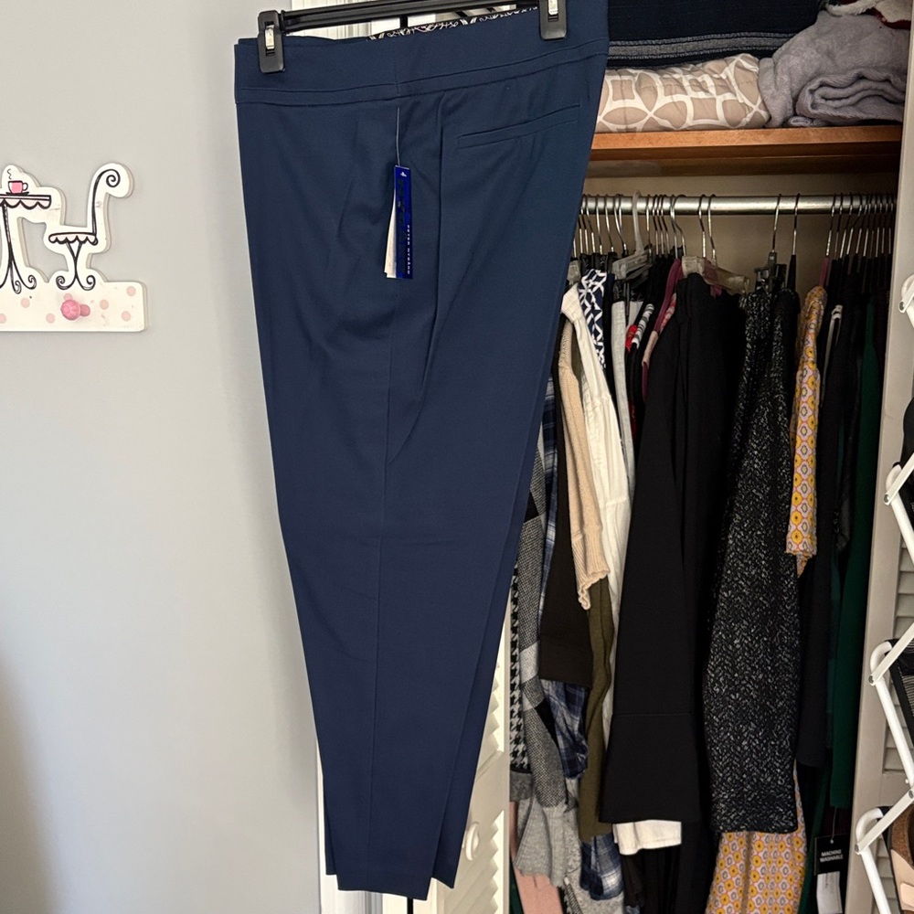 Peter Nygard Women’s Navy Blue Ankle Dress Pants